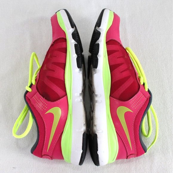 Nike Training Flex TR2 Shoes Womens 6 Pink Neon Athletic Running 511332-632 - Picture 7 of 10